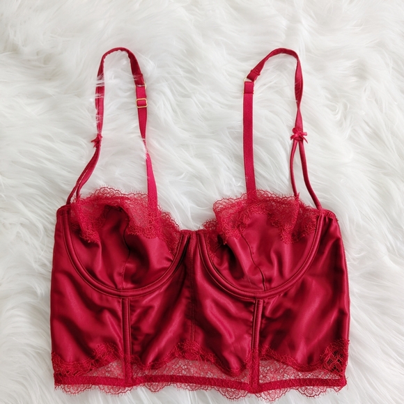 Victoria's Secret red corset bralette - Picture 2 of 7